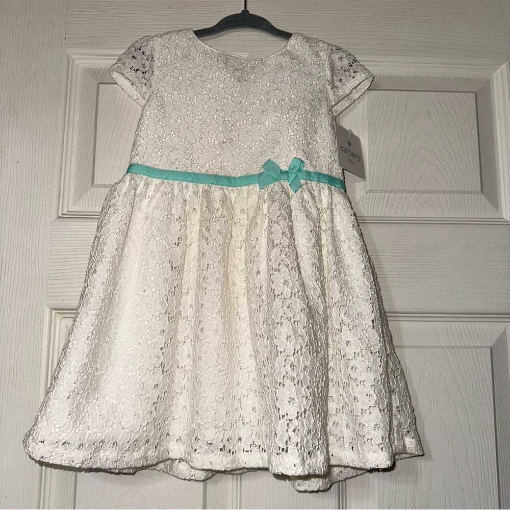 Carter’s white lace dress 24months